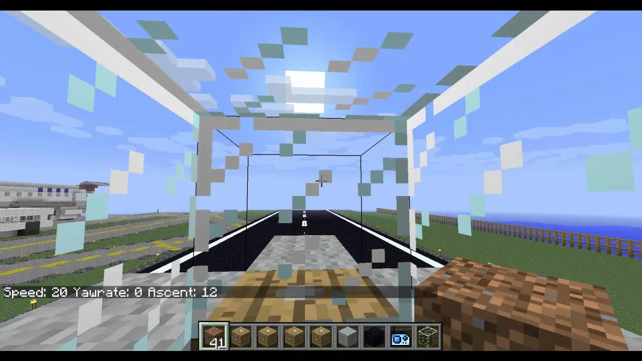 Minecraft Modyfikacje 1.2.5 - Zeppelin Mod (Lataj własnym Samolotem itp.)