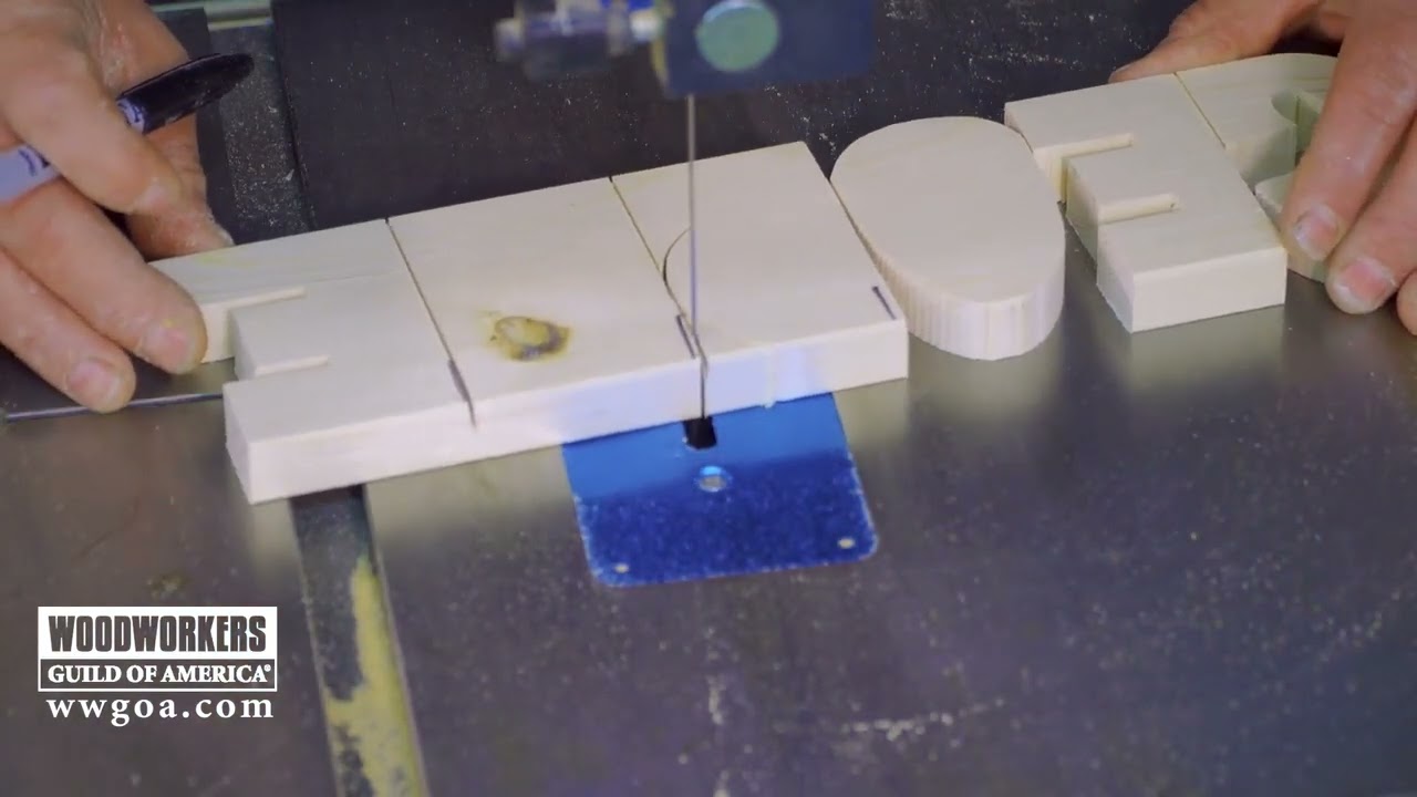 MAKING BANDSAWN LETTERS