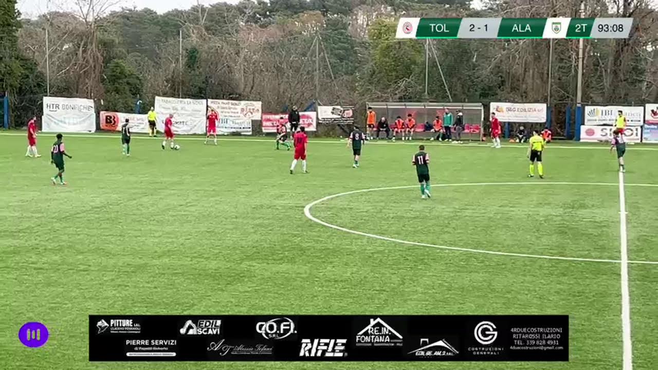 Diretta Promozione Laziale - Semifinali Coppa Italia : Tolfa Calcio vs Alatri.
