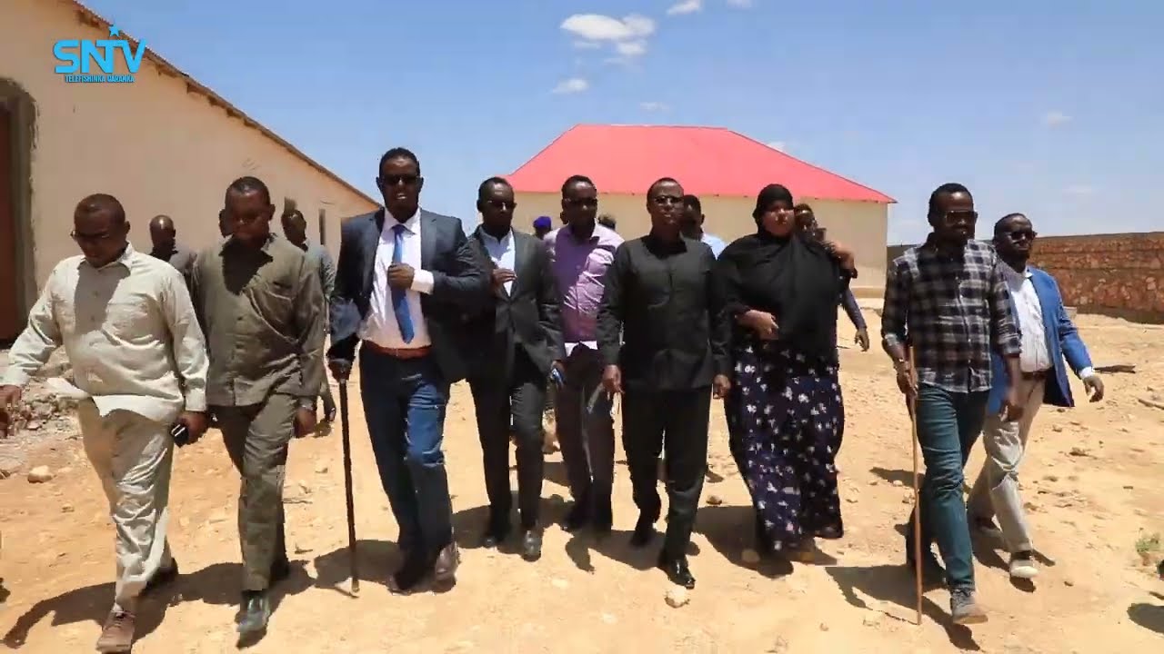 Madaxweynaha Hirshabeelle oo kormeer ku  tagay wasaaradda gargaarka Baledweyne.