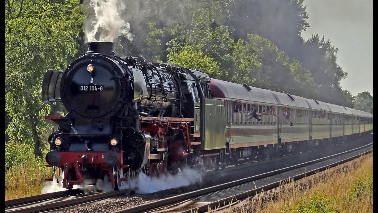 Marschbahn: 012 104 Volldampf nach Sylt