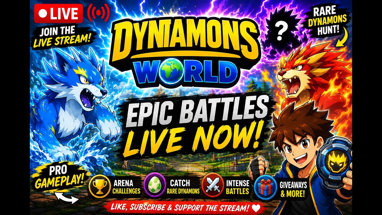 NOOB to PRO in Dynamons World LIVE! ⚡