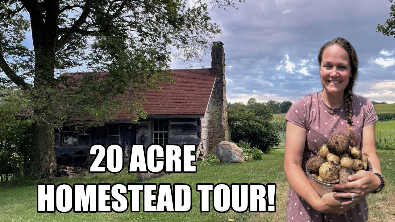 20 ACRE HOMESTEAD TOUR! The START of it ALL! | A Homesteading Family