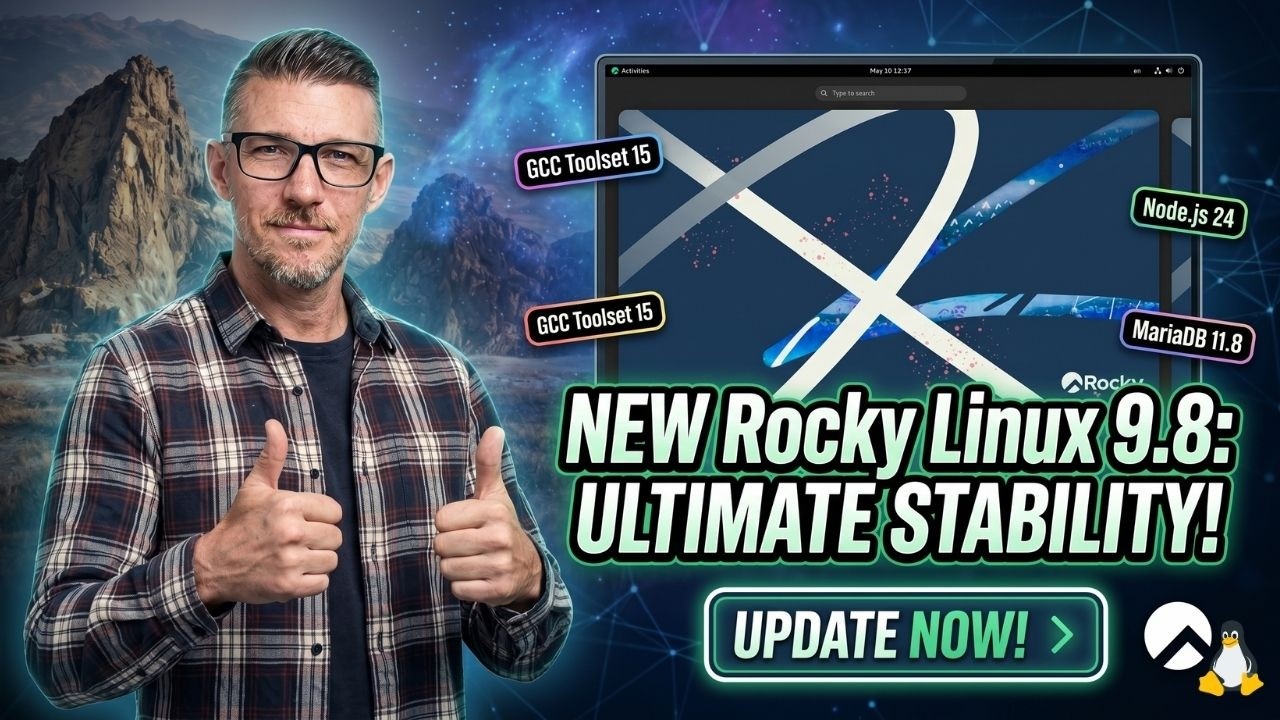 Rocky Linux 9.8 | The Most Stable Linux Just Got A Massive Upgrade!