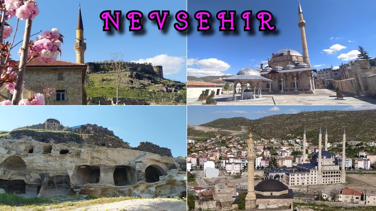Explorando NEVSEHIR capital de la Regi&oacute;n. Ciudad, Castillo y Cuevas en Capadocia