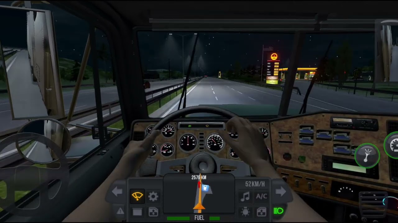 Virtual truck driver driving truck in road bay 4 playing truck 🚛 driving game 