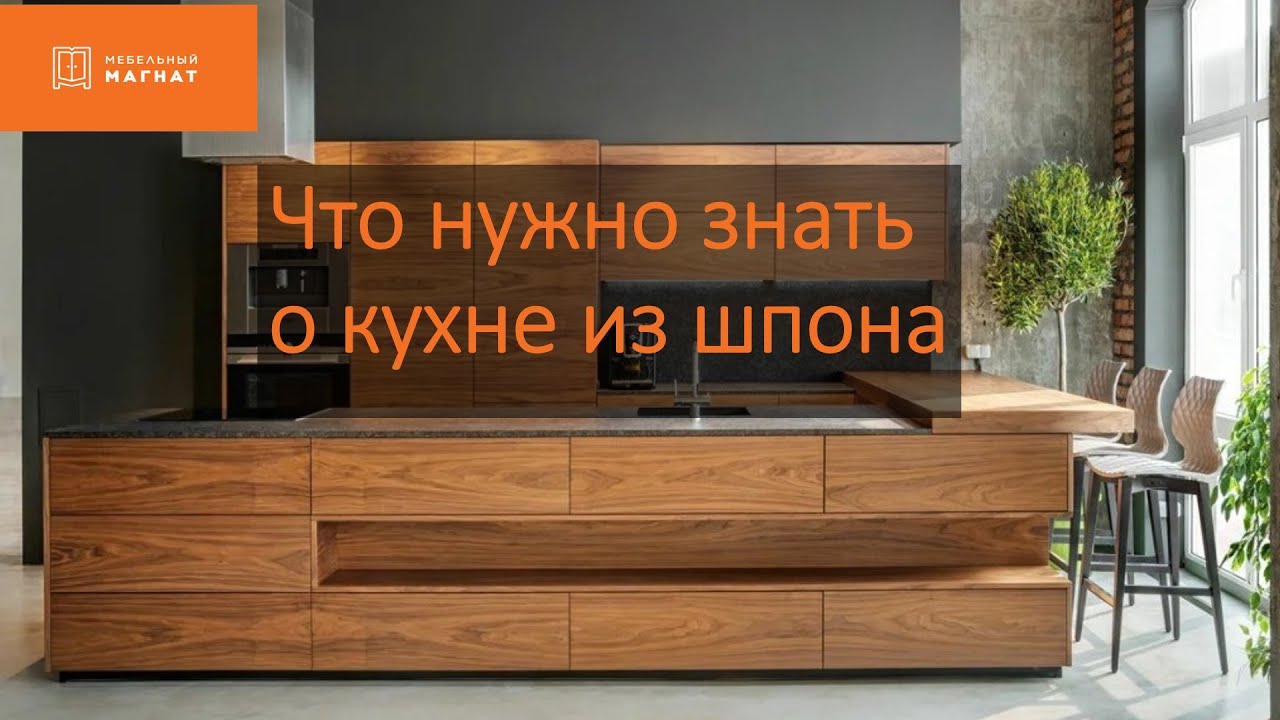 Что нужно знать о кухне из шпона