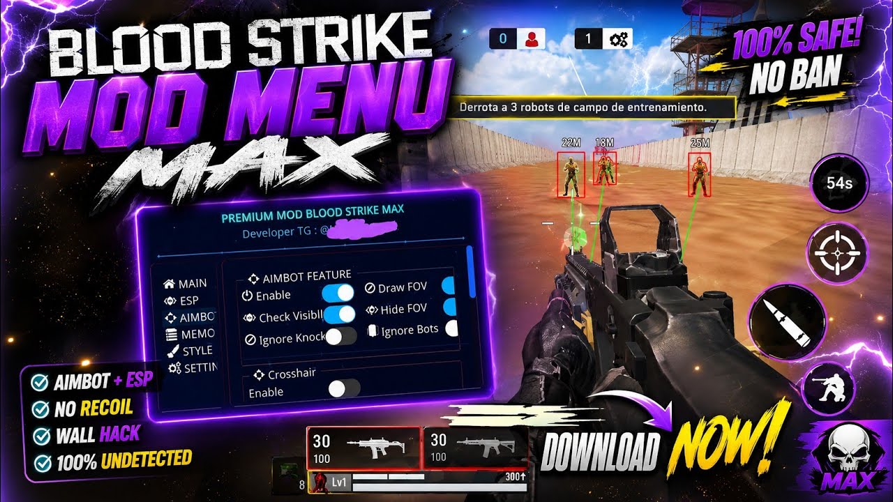 THIS MOD MENU IS TOO OP 💀 | Blood Strike