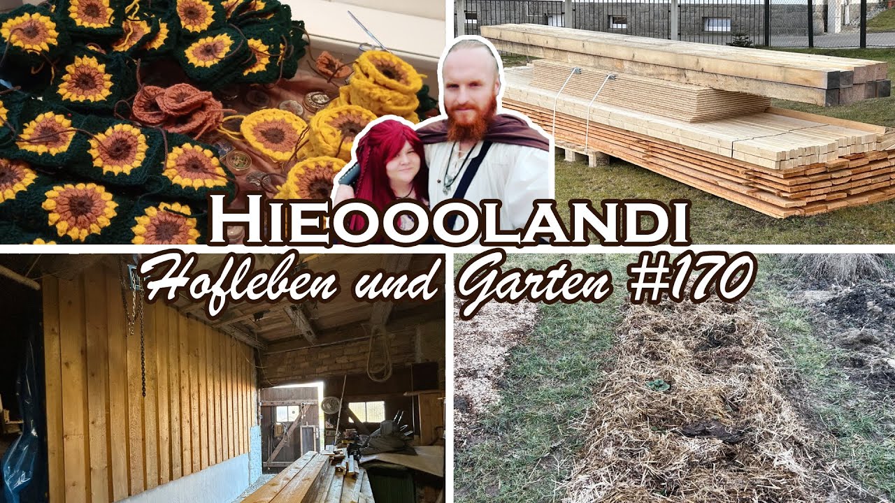 HOFLEBEN UND GARTEN VLOG 🏡 170 🌿 Scheunen- und Wohnzimmerwand: d&auml;mmen und verkleiden