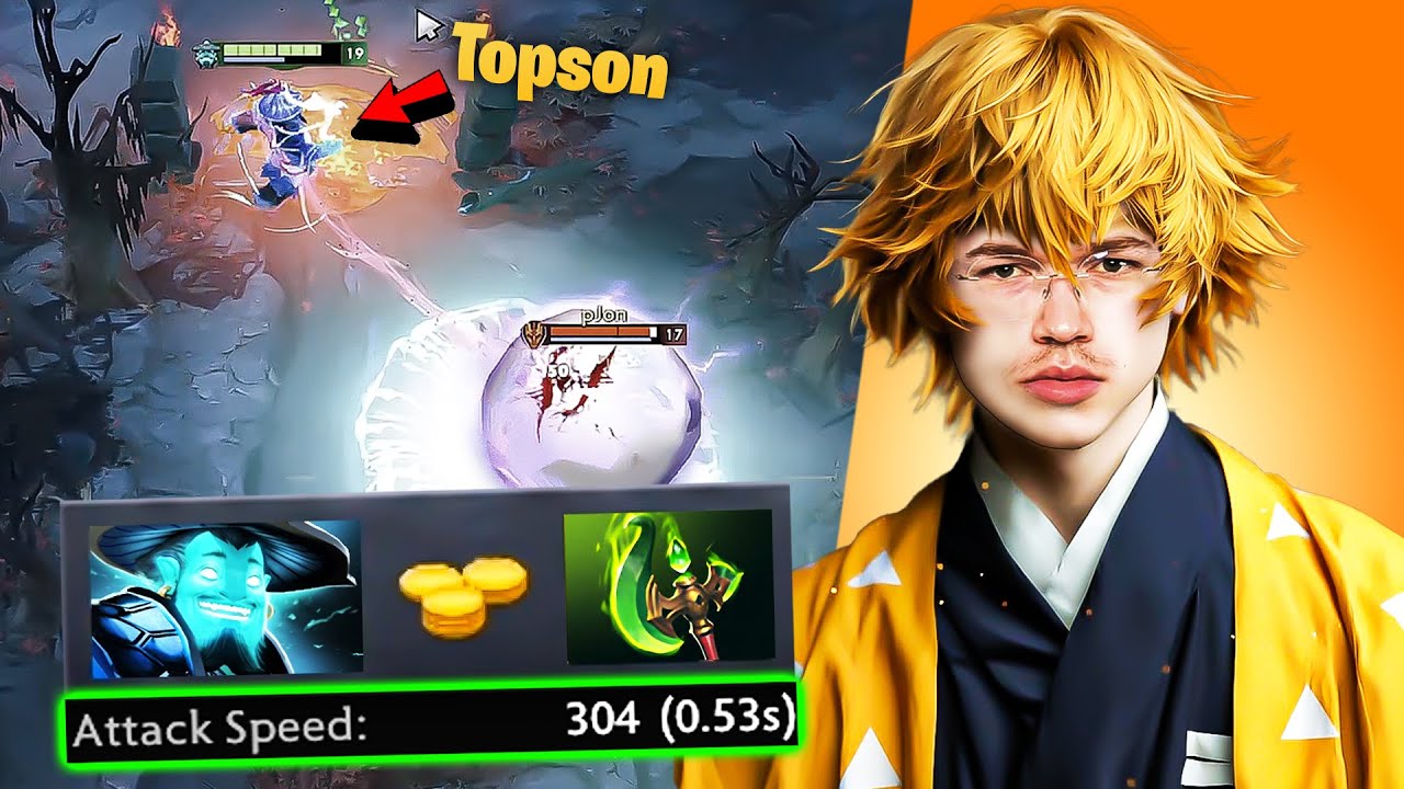 How Topson plays STORM SPIRIT against a high-skilled ANTI-MAGE...