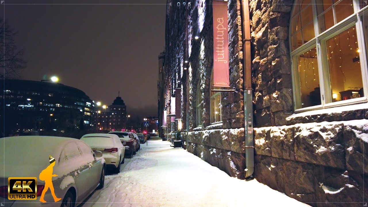 Helsinki, Finland ❄️️ Evening Winter Walk