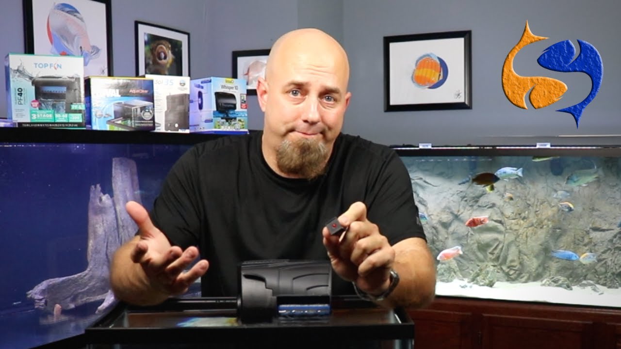 Aqueon Quiet Flow Hang On Back Filter Unbox/Install/Review.