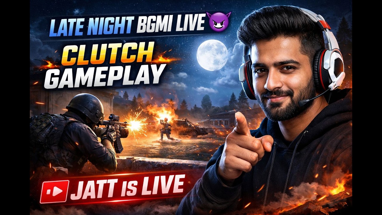 Late Night BGMI Live 😈 | ROAD TO 250 SUBSCRIBER | Clutch Gameplay | JATT IS LIVE
