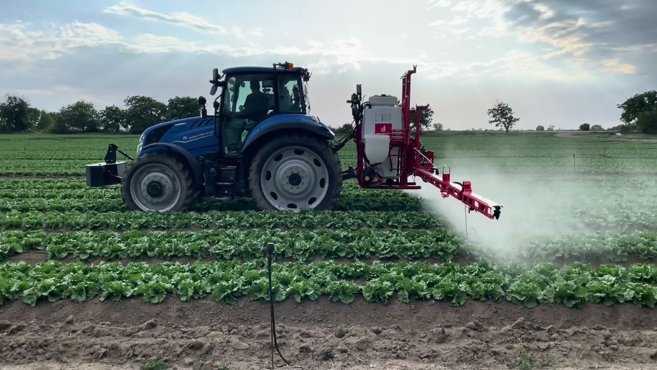 Прецизно пръскане на зеленчуци с Agromehanika - AGS 800 EN с щанга 12 MY-H и компютър AG-TRONIK S1