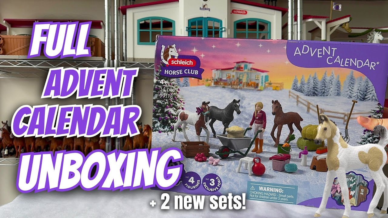 Распаковываю НОВЫЙ адвент-календарь Schleich 2025 года! 🎄🐴 ПОЛНЫЙ СПОЙЛЕР! ✨ + Я распаковываю ДВА...