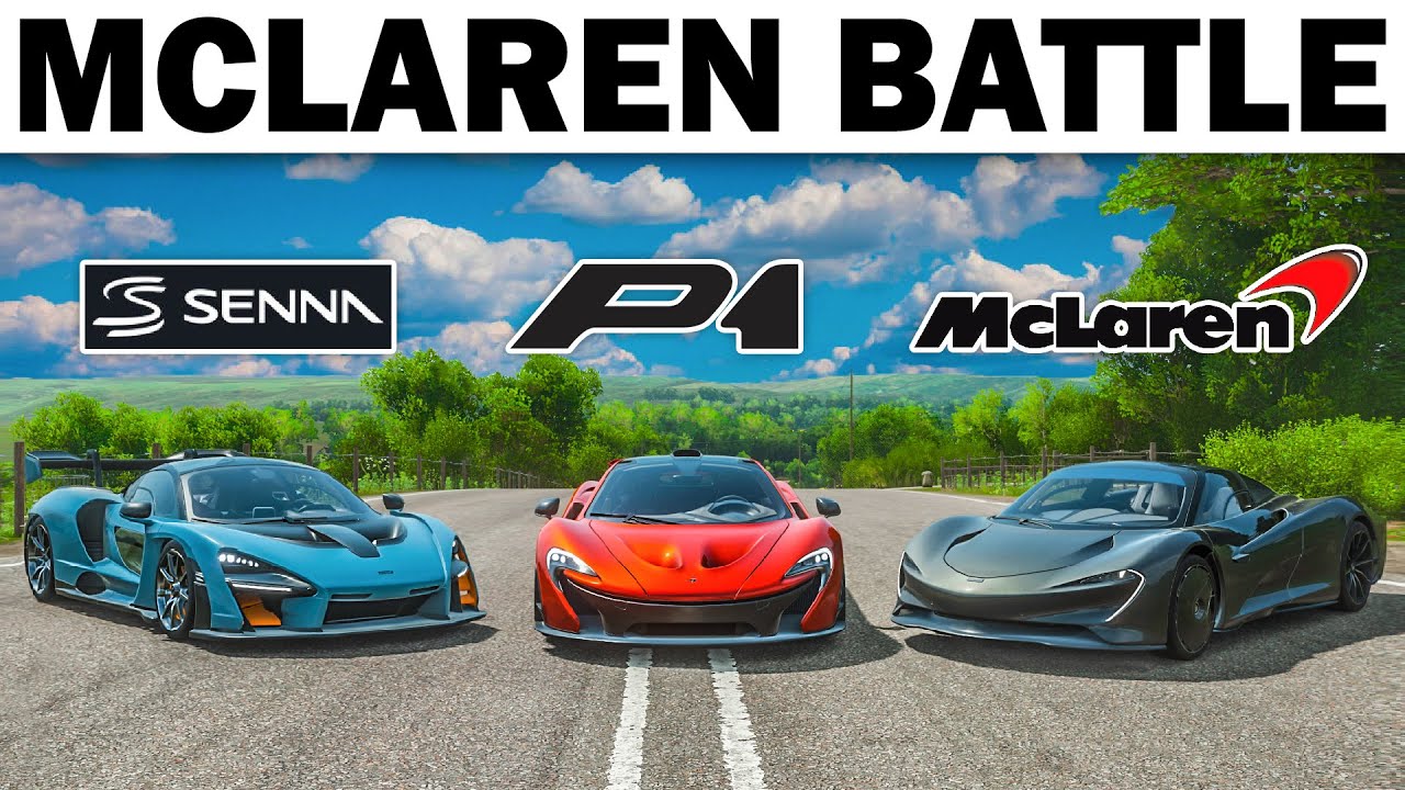 Forza Horizon 4 | McLaren Senna VS McLaren P1 VS McLaren Speedtail! | McLaren Battle!