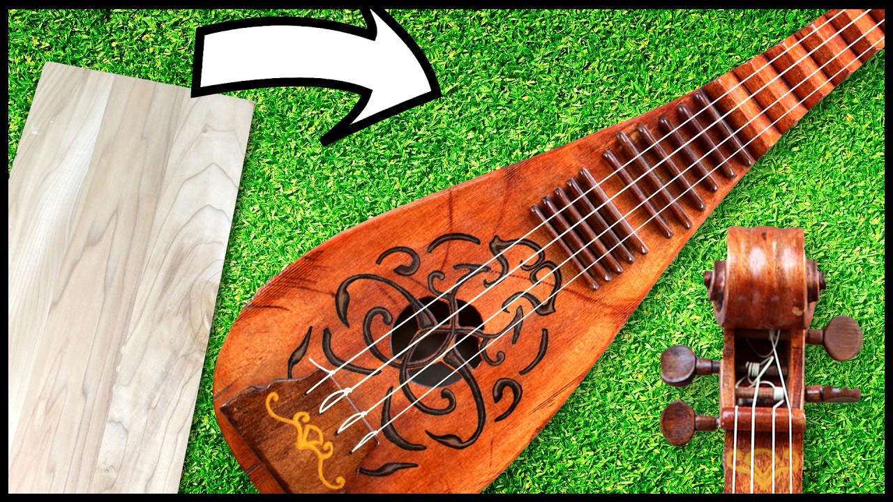 I Made Edgin's Lute from a Board at the Hardware Store | From Scratch