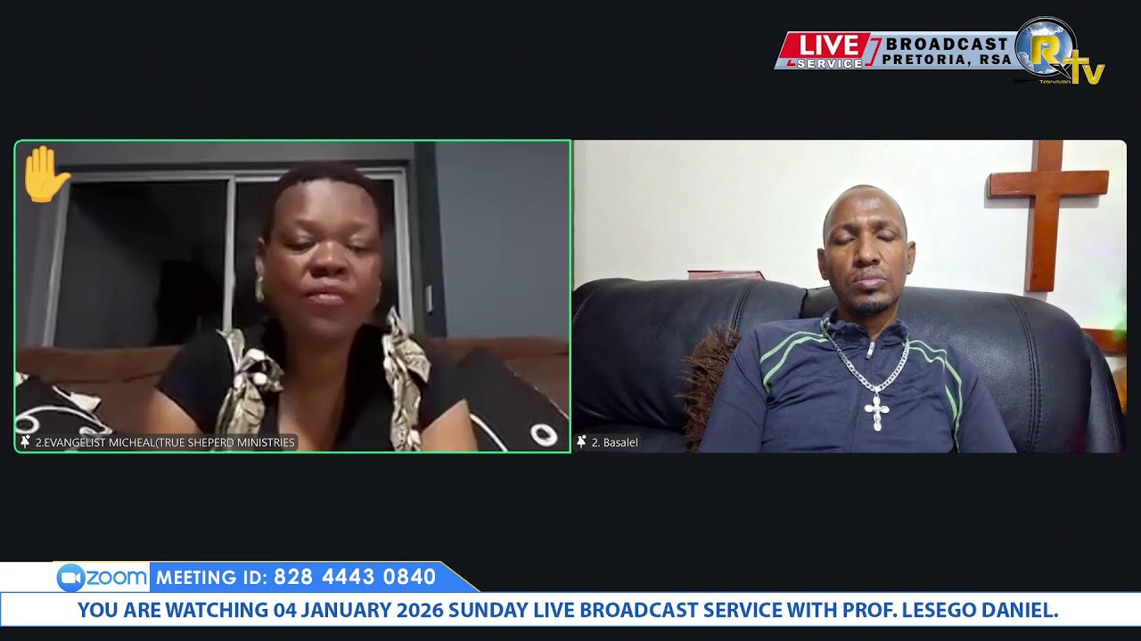 04 JANUARY 2026 SUNDAY LIVE BROADCAST SERVICE WITH PROF. LESEGO DANIEL PART 1