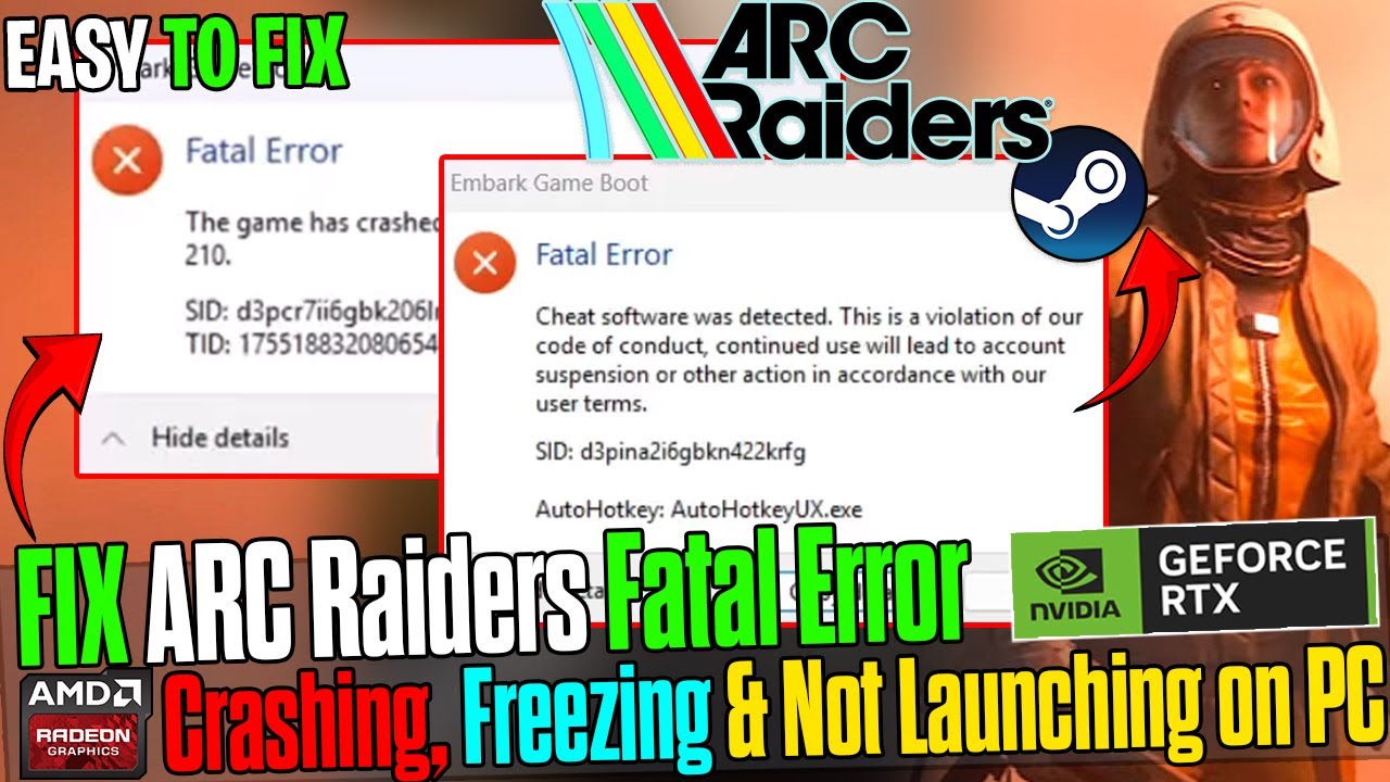 🖥️ Как исправить фатальную ошибку и сбои в ARC Raiders на ПК | Полное руководство (2025)