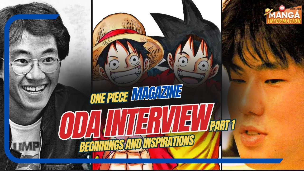 ONE PIECE MAGAZINE PARTE 1 - ODA INTERVIEW &ndash; BEGINNINGS AND INSPIRATIONS