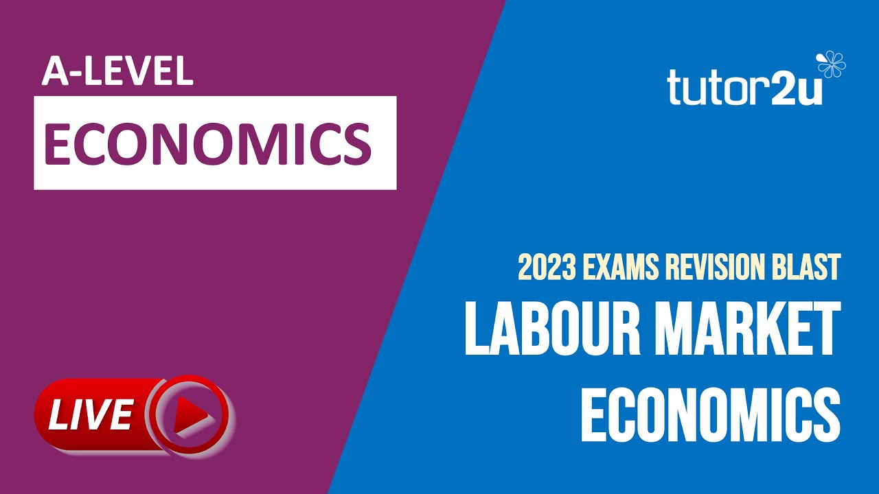 2023 A-Level Economics Exam Revision | Labour Market Economics