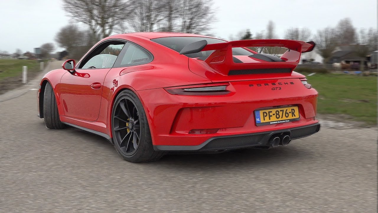 Porsche 991 GT3 4.0 with LOUD Akrapovic Exhaust System! REVS, LAUNCH CONTROL, ACCELERATIONS!