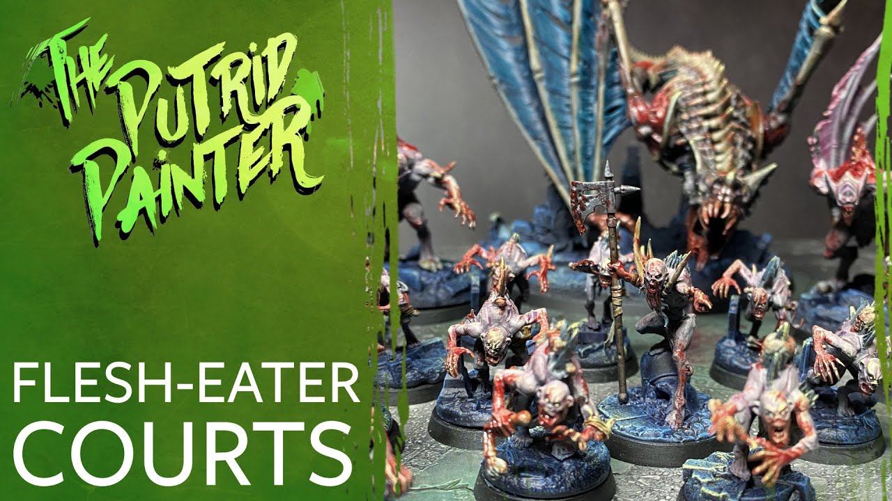 How to paint a Flesh-eater Courts army