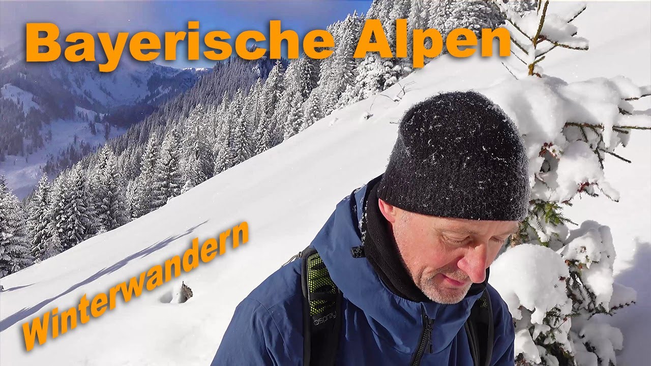 Schneewanderung in den Bayerischen Alpen