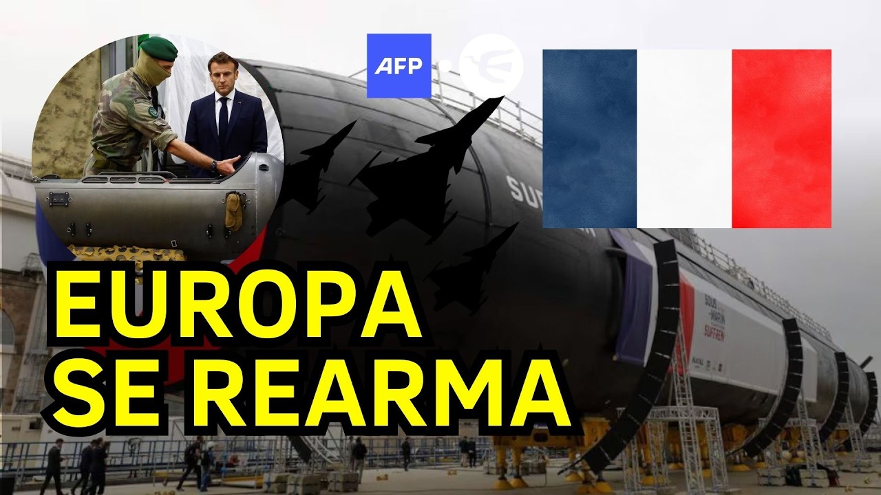 El plan de Macron: Más armas nucleares para proteger a 8 países de la Unión Europea 🚨🇪🇺