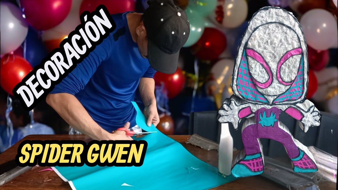 Técnicas de Decoración a Spider Gwen #girl #girls #spiderman #marvel #marvelrivals #decoration#decor