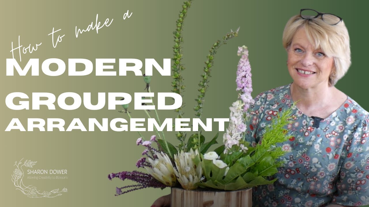 Как создать современную/групповую цветочную композицию с помощью Fibrefloral