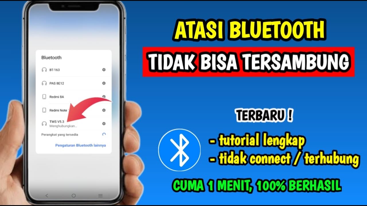 Cara Mengatasi Bluetooth Tidak Terhubung | Bluetooth Tidak Bisa Terhubung
