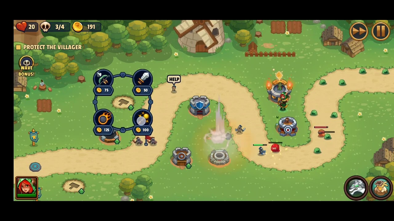 Realm Defense: Hero Legends TD (Level 2 - Lonely Windmill) 3 Stars