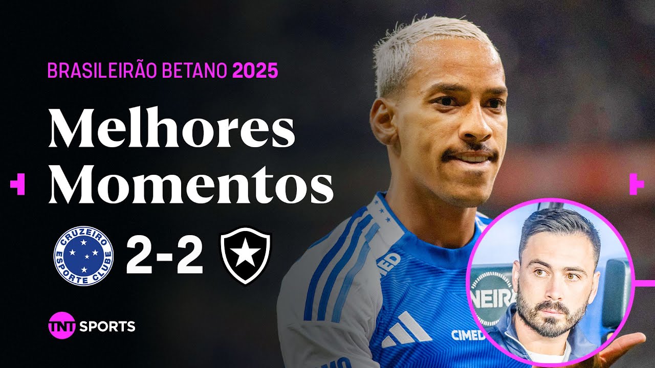 P&Ecirc;NALTI POL&Ecirc;MICO E EMPATE NO FINAL DO JOGO! CRUZEIRO 2X2 BOTAFOGO | MELHORES MOMENTOS