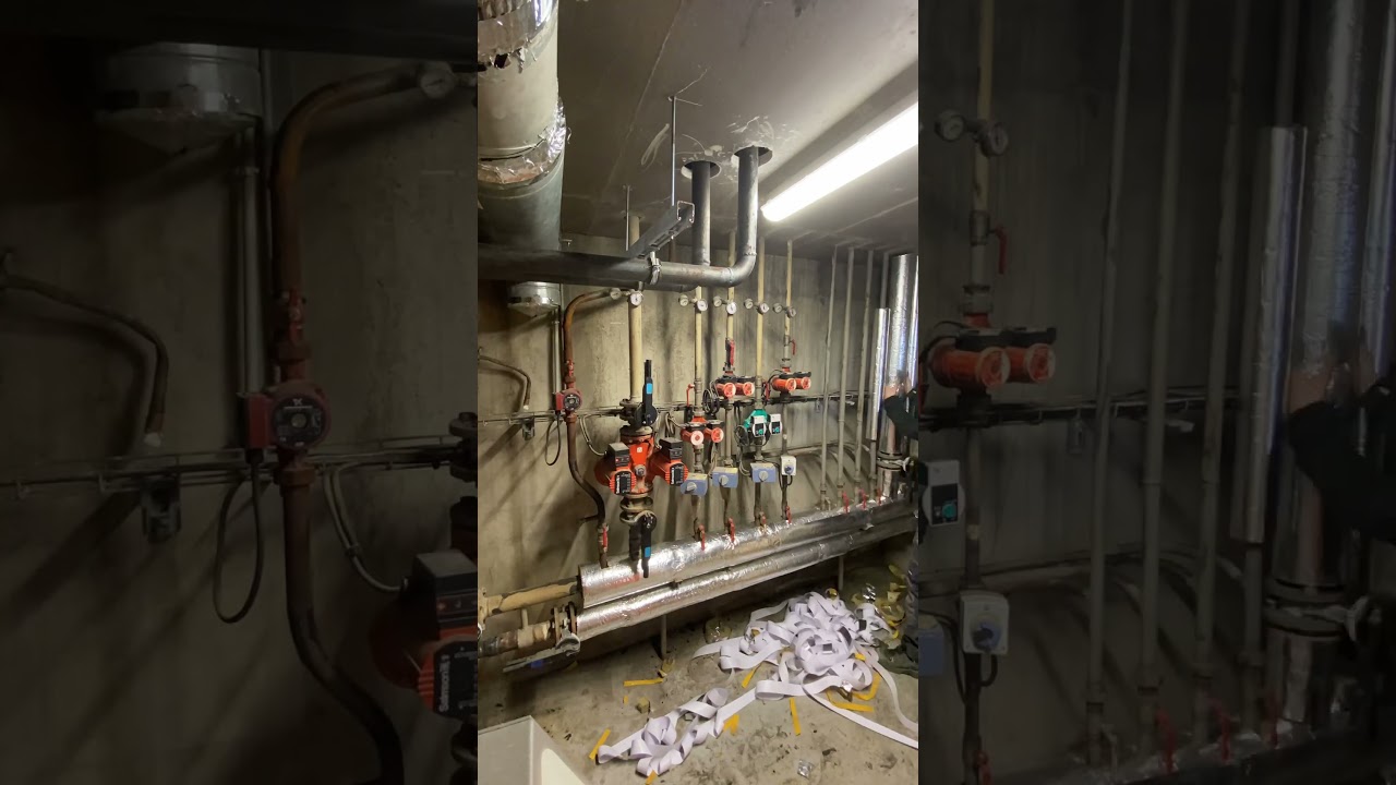 Isolation calorifuge chaufferie #isover #work #isolation #chantiers