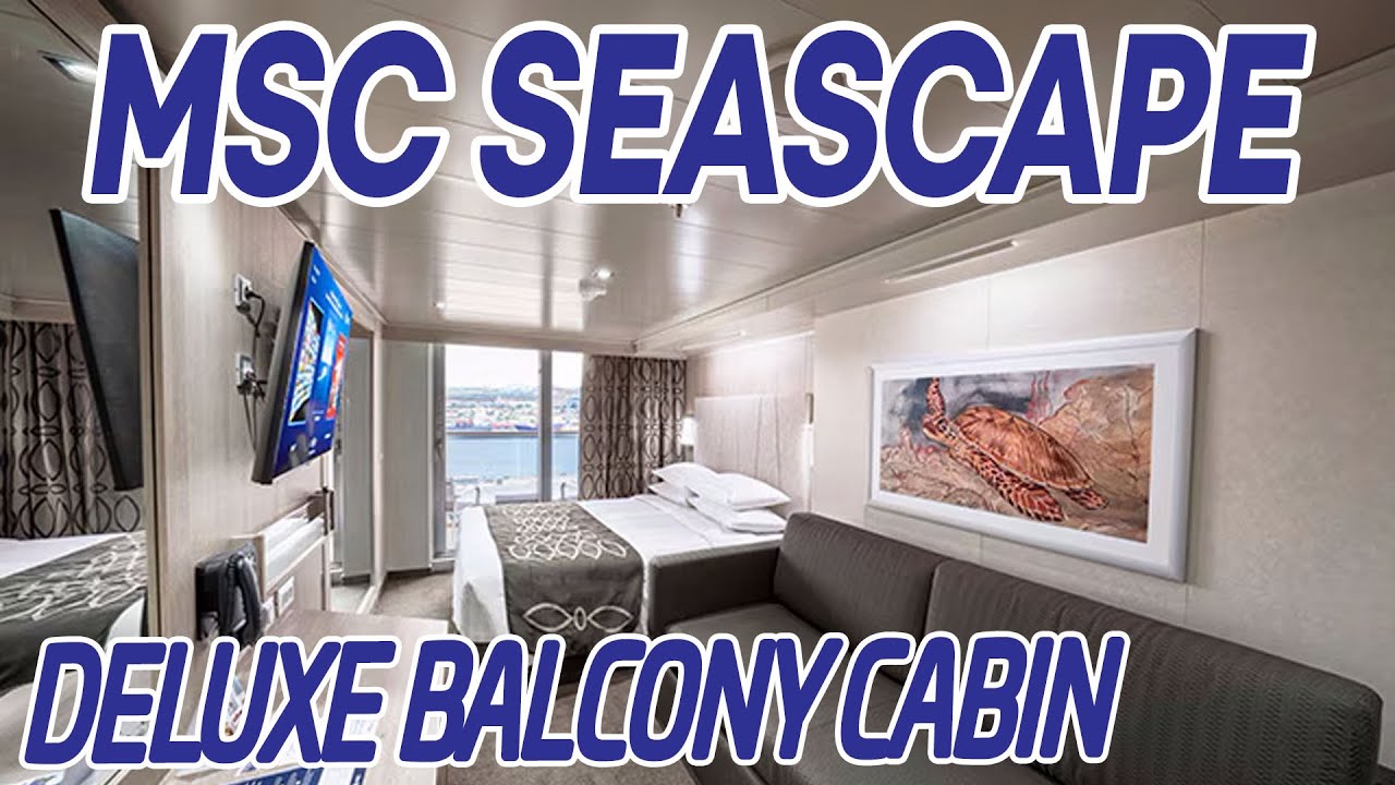 MSC Seascape Deluxe Balcony Cabin Tour!