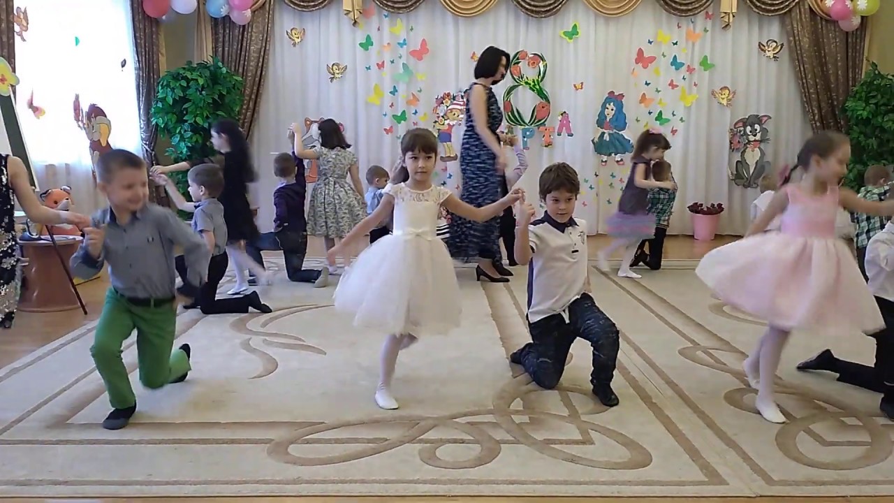 Парная пляска (подготовительная группа). Коломна, детский сад 15 