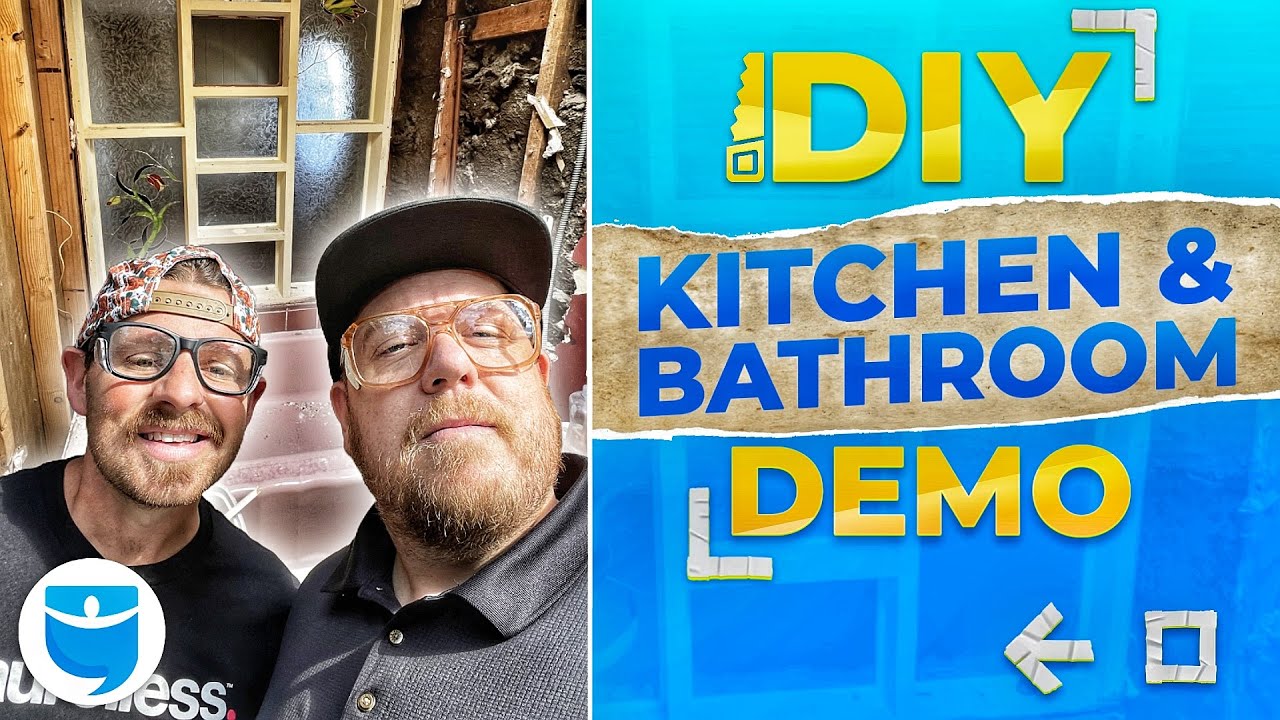 How to Demo a Bathroom, Kitchen, and Remove Walls (DIY)