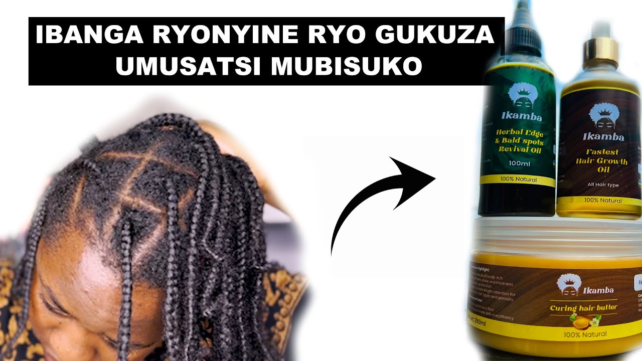 Nubikora gutya uzahambura umusatsi warakuze kandi udacika.