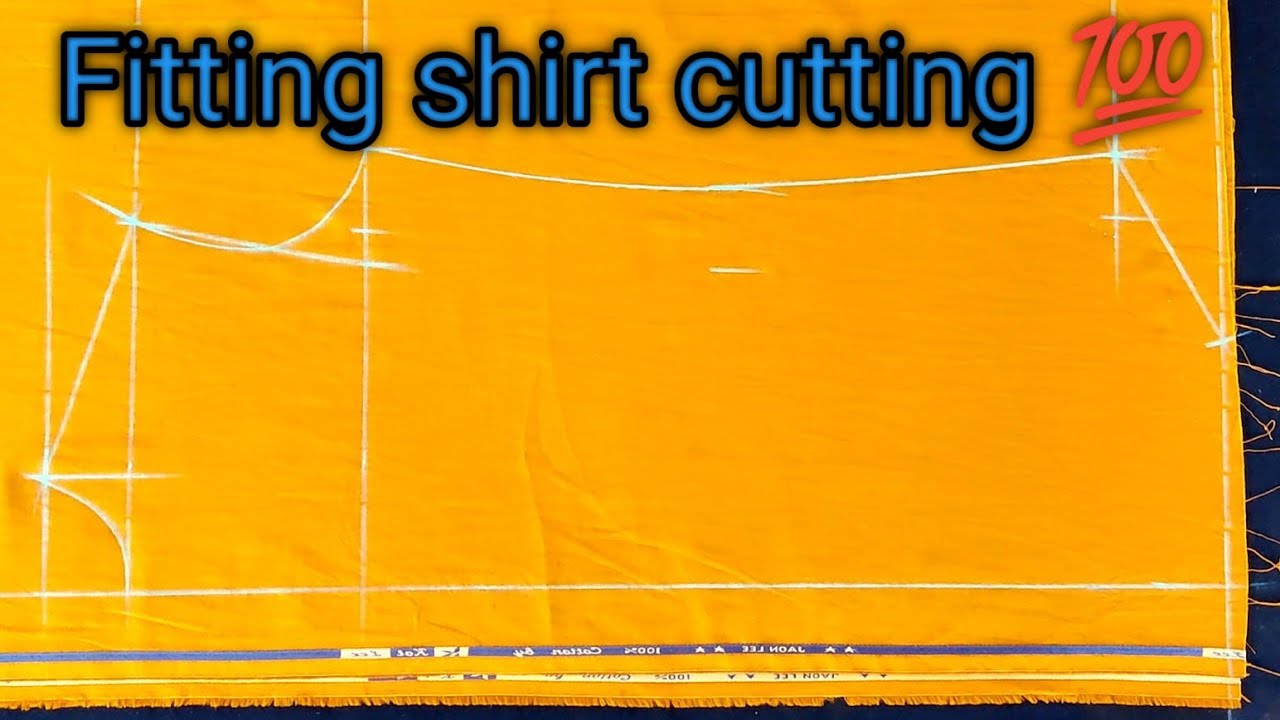 how to cut men's tight fit shirt | perfect tight fit shirt cutting
