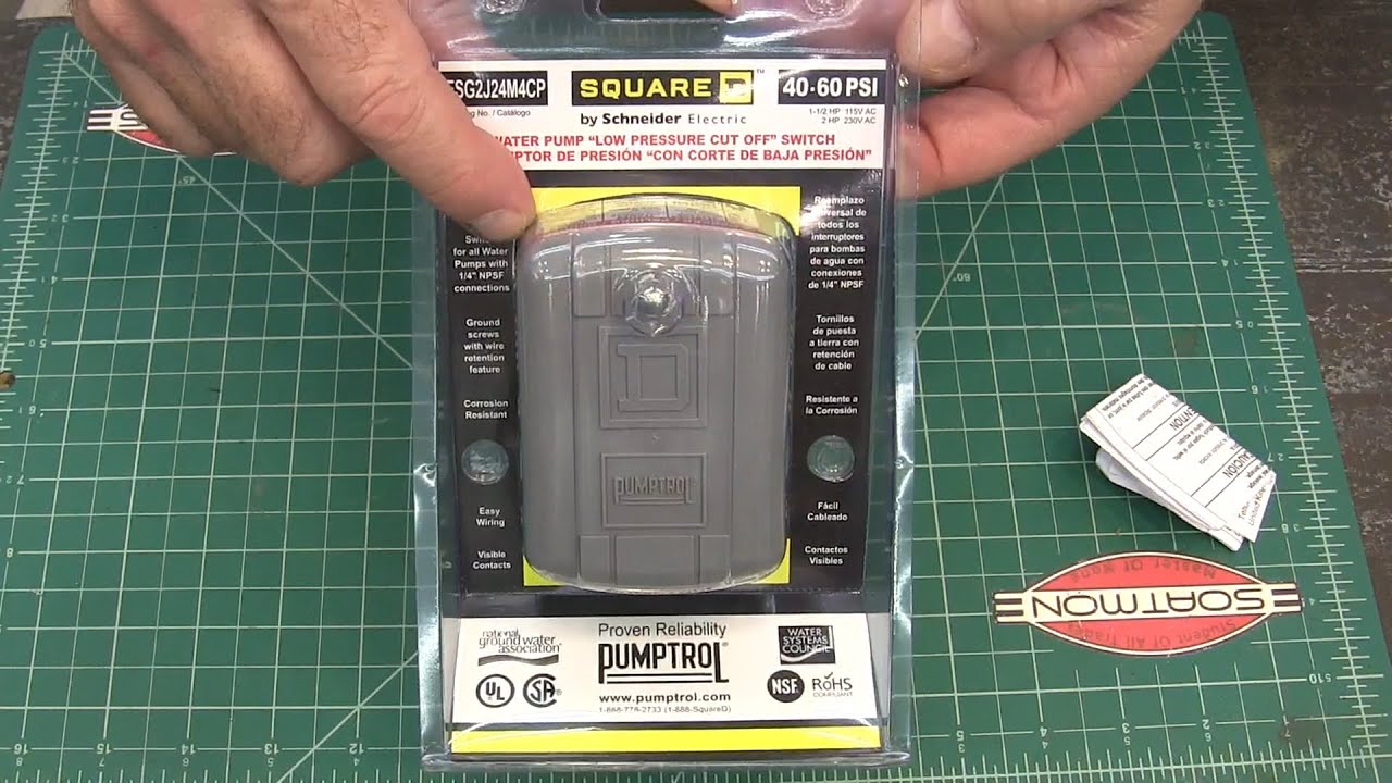 Реле давления Square D Pumptrol