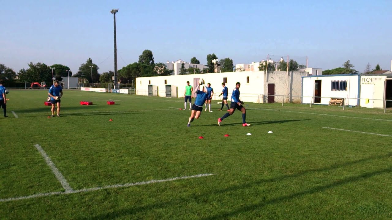 Rugby vitesse course croisee