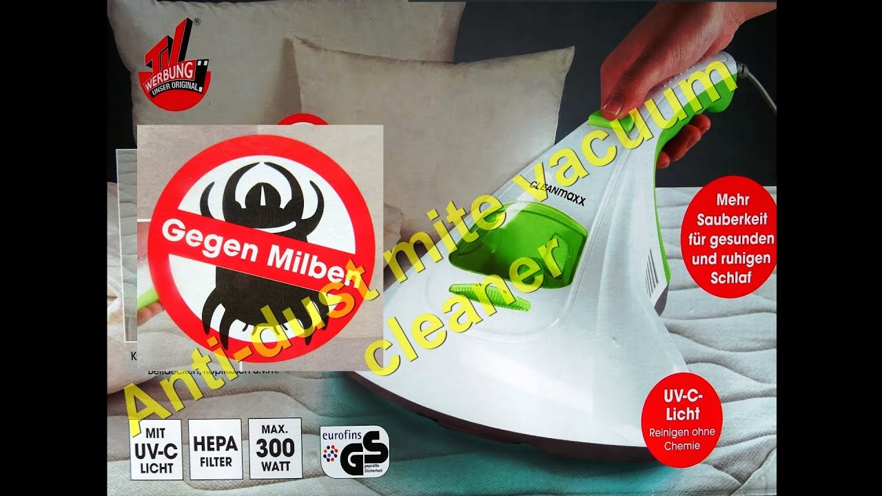 CLEANMAXX - Пылесос против пылевых клещей. Anti-Milbensauger.