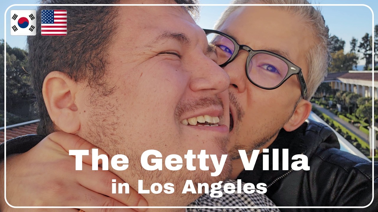 한미 게이부부 고대 로마 저택에서의 데이트 / On a date at The Getty Villa