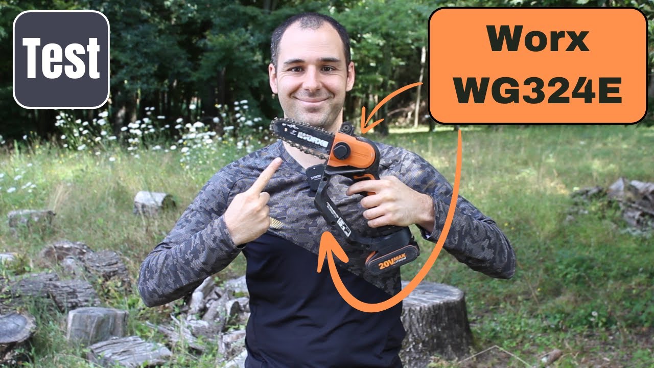 [Test] - Mini-tronçonneuse Worx WG324E