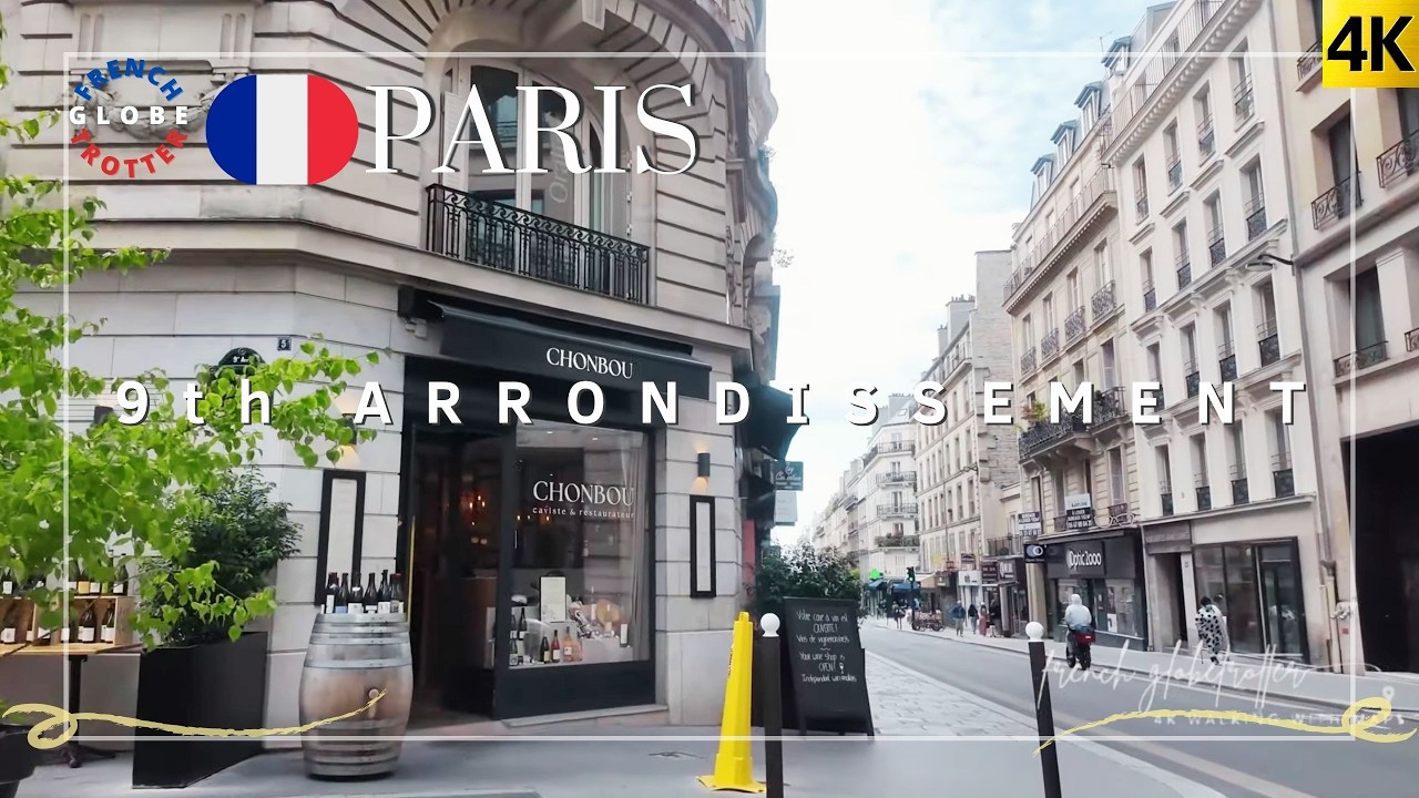Paris 9th Arrondissement Walking Tour 4K 🇫🇷 Rue d’Amsterdam ➜ Europe ➜ Saint-Augustin Church