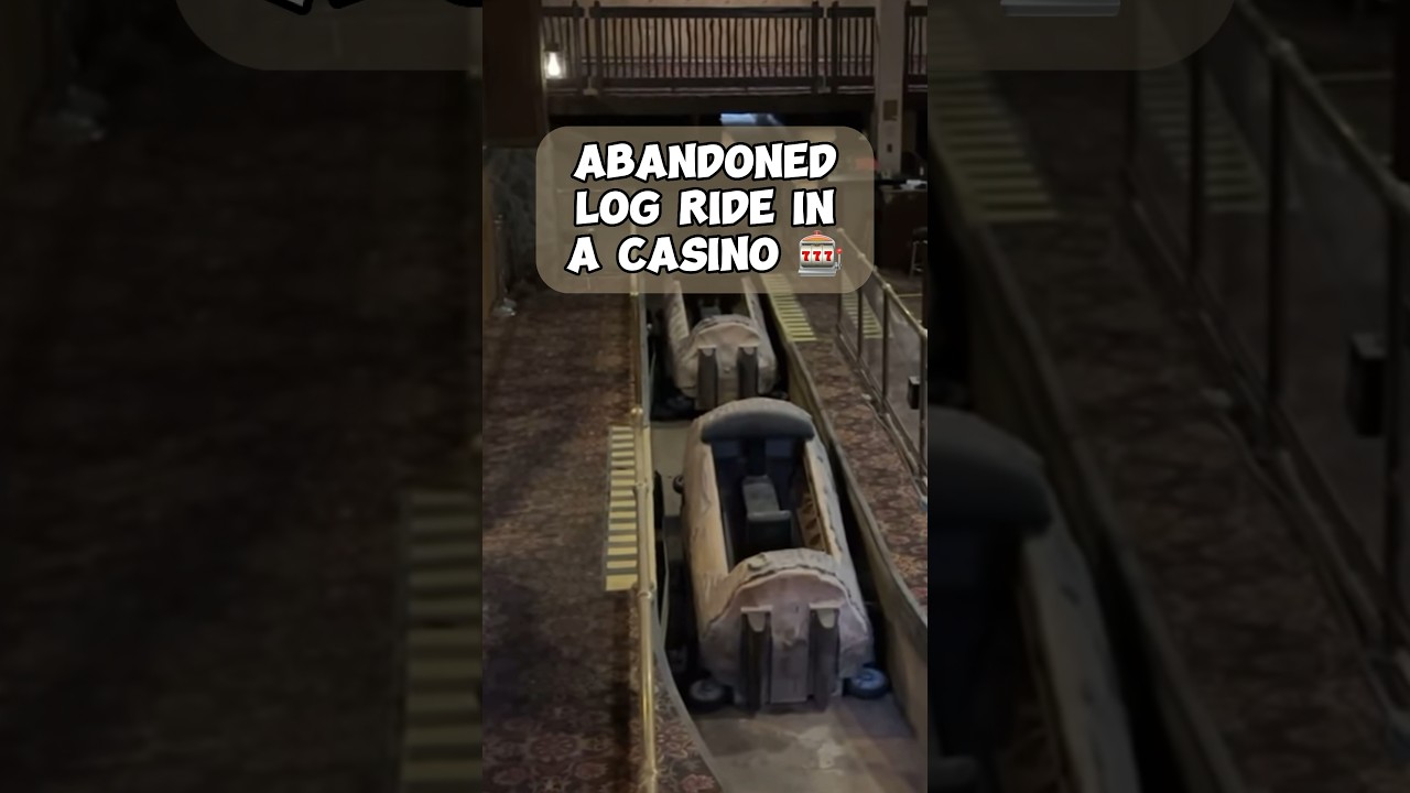 Abandoned Log Ride in a Casino 🎰💦