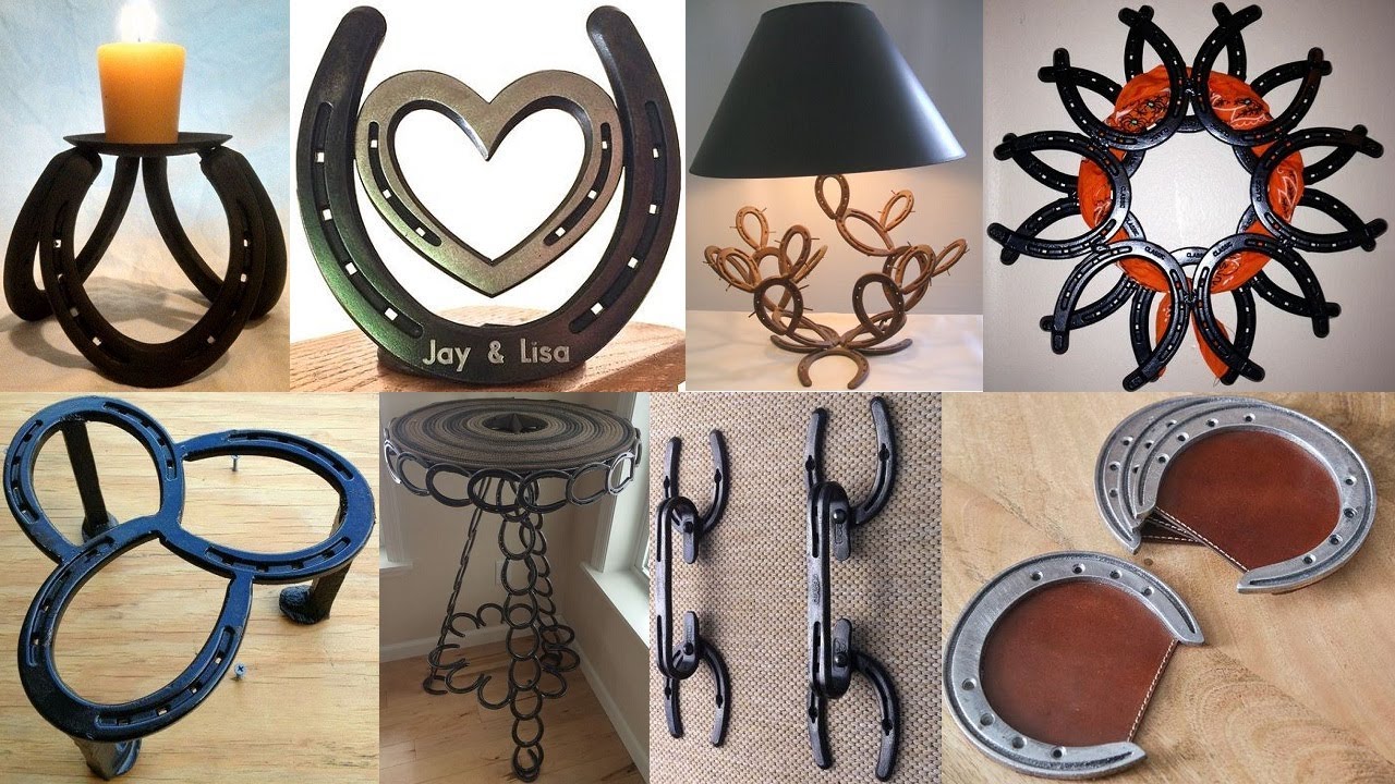 Horseshoe welding project ideas for beginner welders / horseshoe craft project ideas / welding ideas