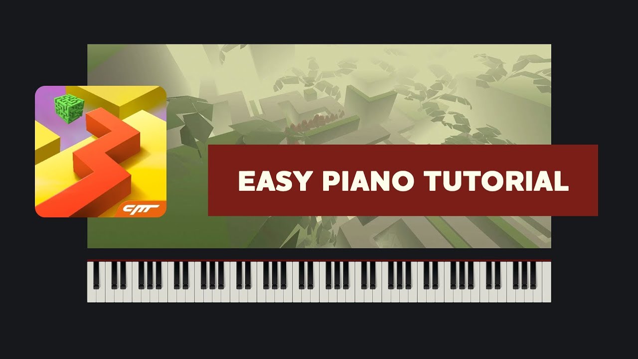 Dancing Line - The Maze // Easy Version (Synthesia Tutorial + MIDI)