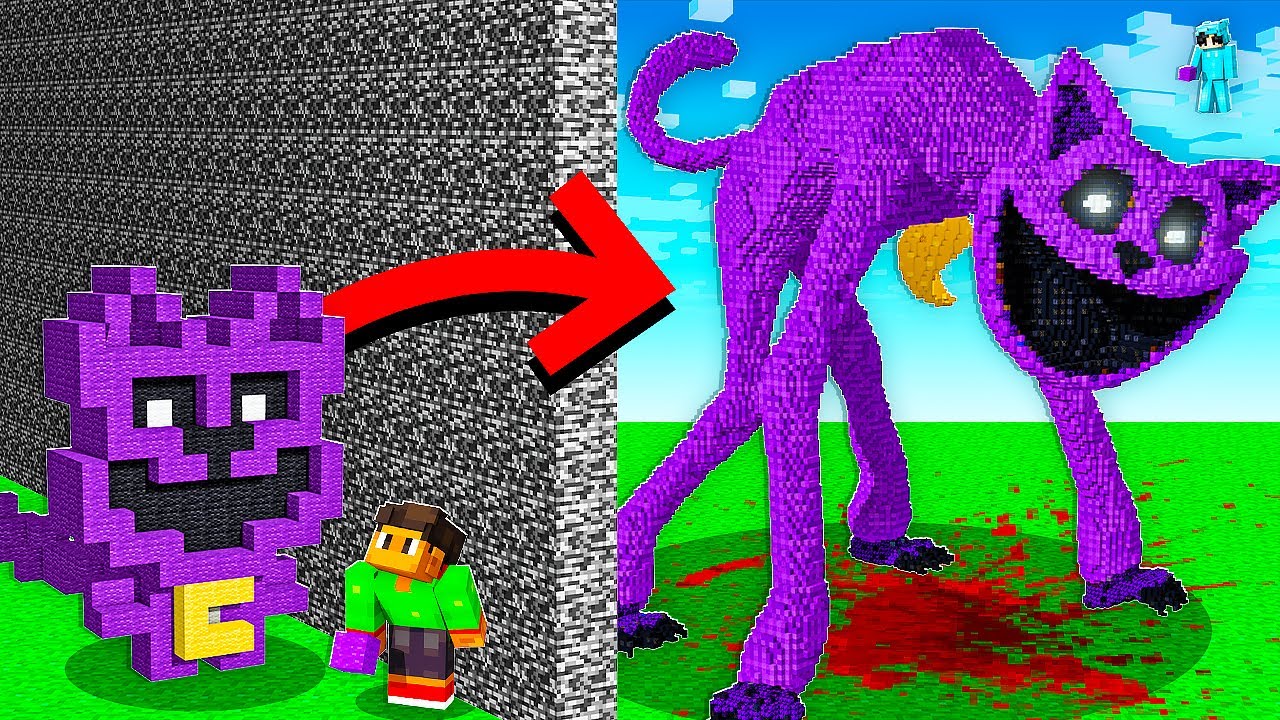 I Cheated With //SCARE in POPPY PLAYTIME Build Challenge in Minecraft!